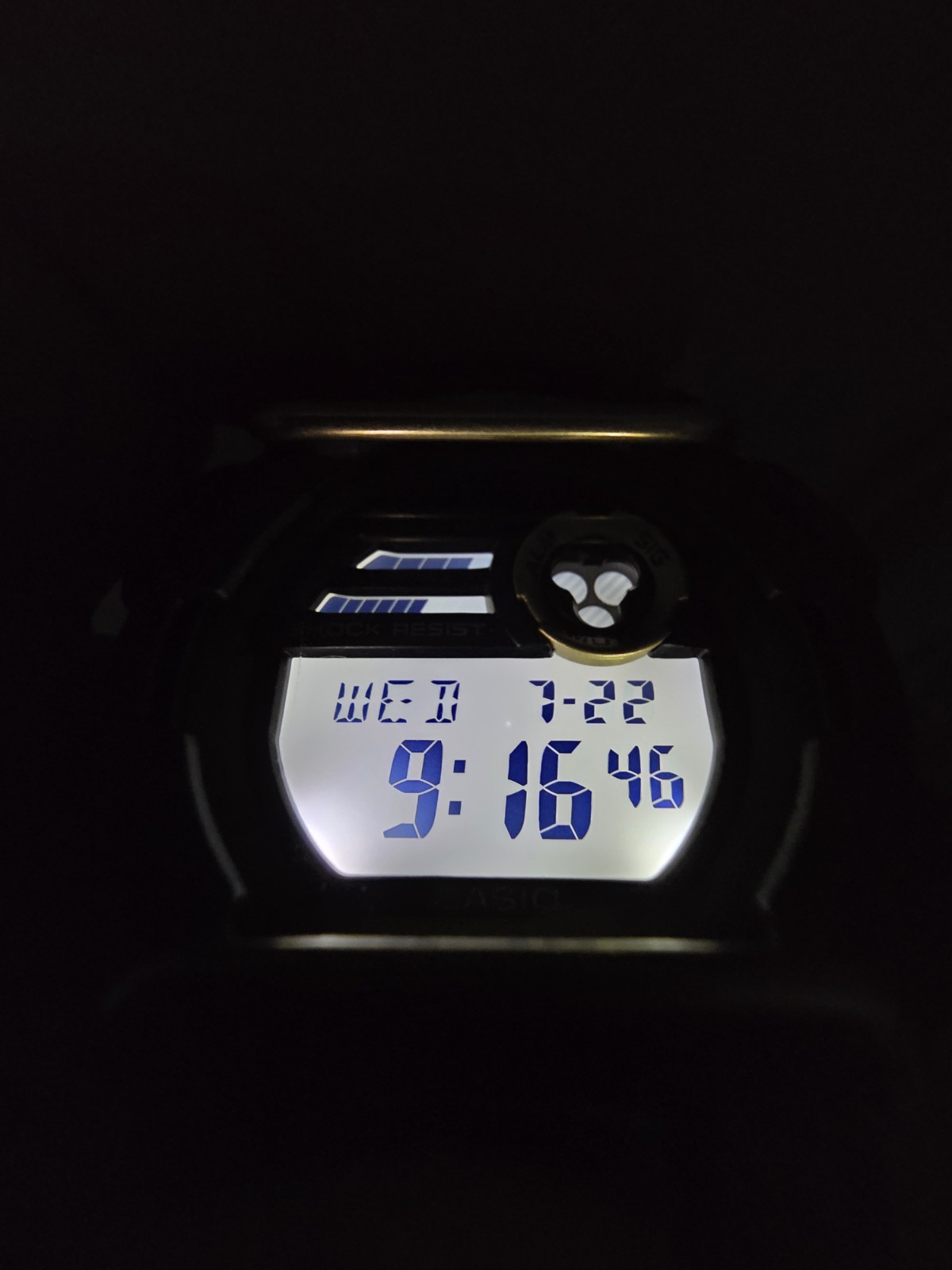 Casio G-Shock GD-400 Watch Men 48mm Digital Black Army Green Alarm Chrono 3434