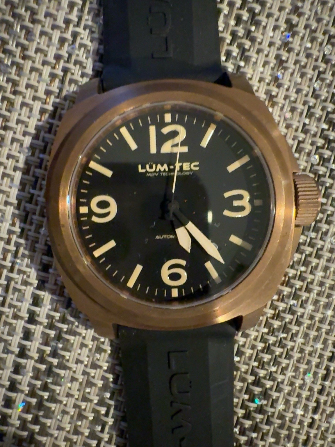 LÜM-TEC M53 Bronze Automatic Watch 44mm Limited Edition 040/300 300M