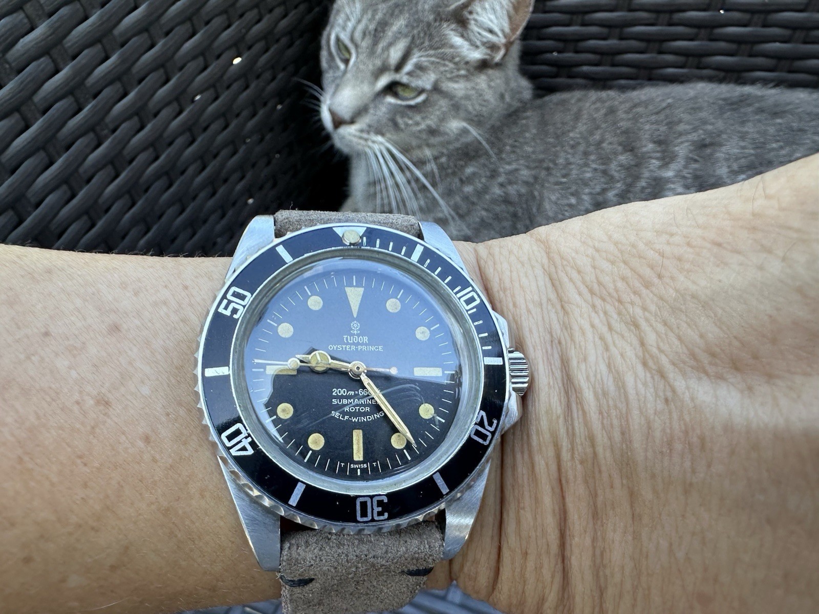 1963 Tudor Oyster Prince Submariner Ref. 7928 Automatic 39mm Vintage Dive Watch