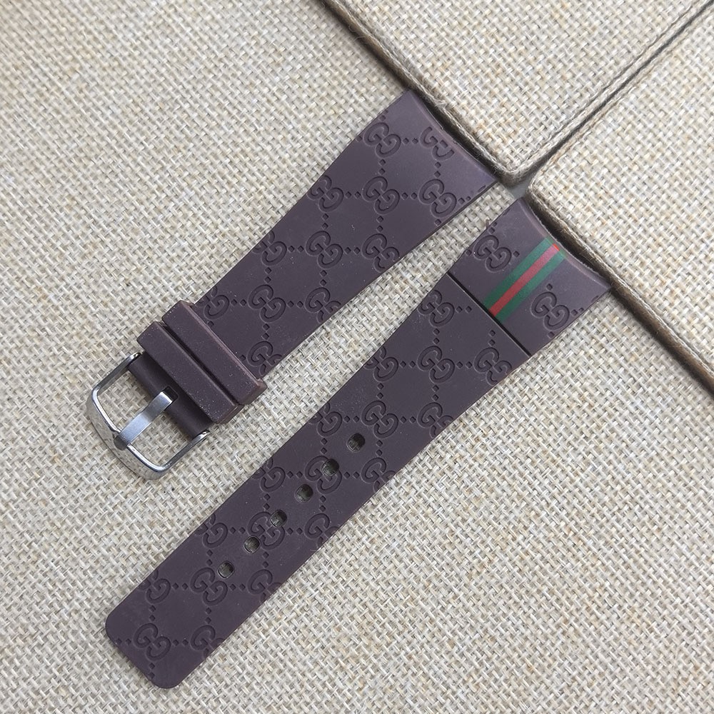26MM Quality Silicone Rubber Watch Band Straps For I-Gucci YA114207 YA114229/209