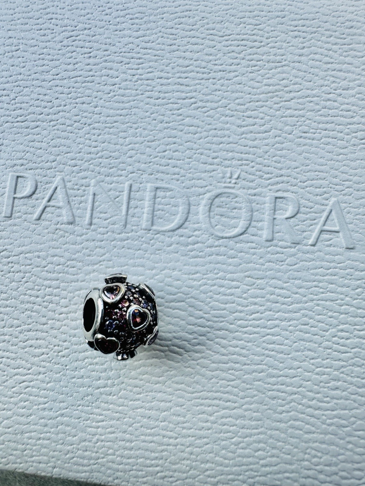 Pandora Explosion of Love Charm (Product Item #796555CZSMX). Retired Piece