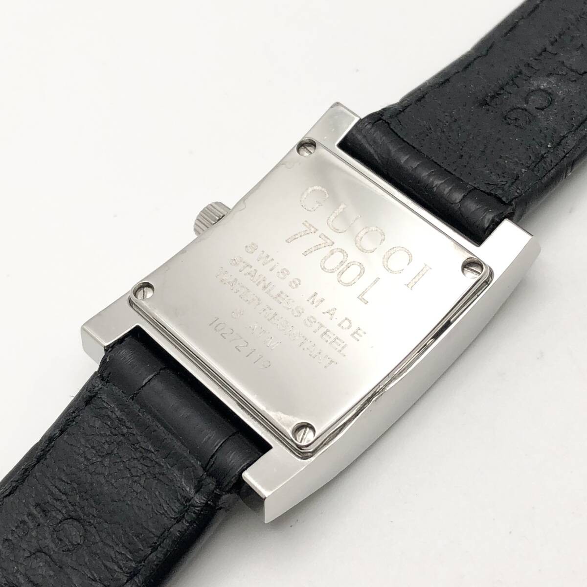 GUCCI Good Condition Working GUCCI 7700L Women’s Quartz Watch a0095
