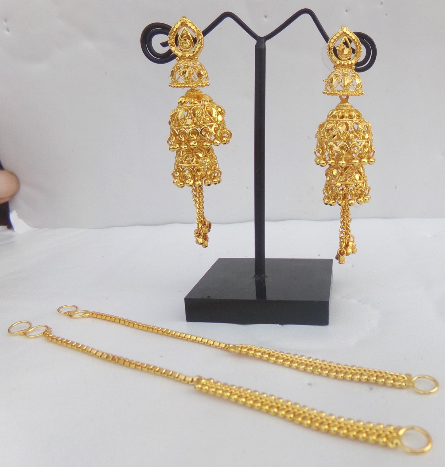 Traditional earing Ethnic Jhumka for Women’s/Girls | 1 Pack Of 22k Long Earrings