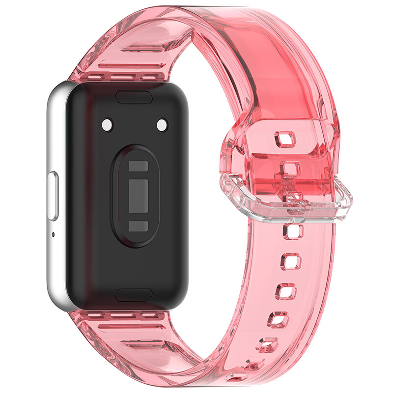 TPU Clear Color Changing Strap Sport Band For Samsung Galaxy Fit3 SM-R390