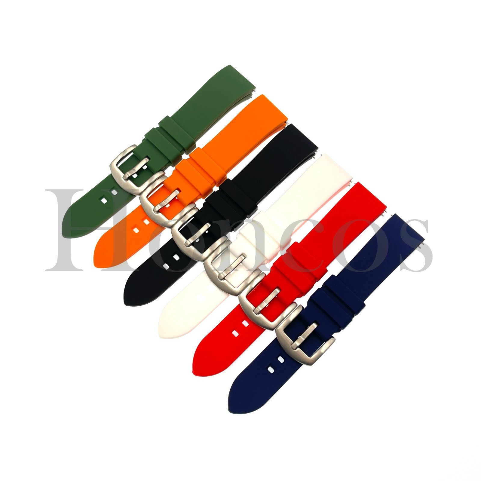 18-24 MM Silicone Rubber Watch Band Quick Release Replacement Fits for Shinola