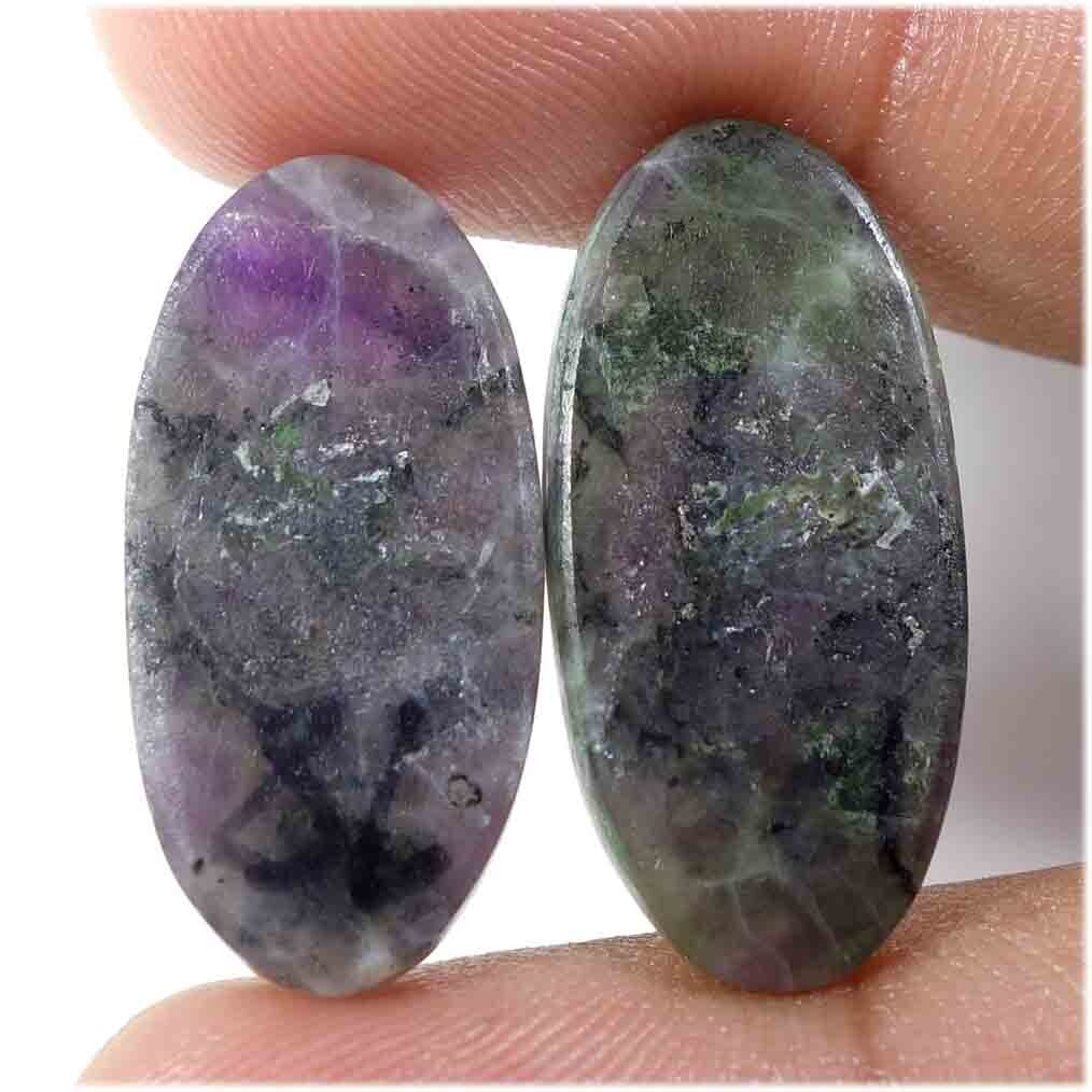30.30 Carat Reasonable Morado Opal Smooth Oval Cabochon Loose Gemstone 01
