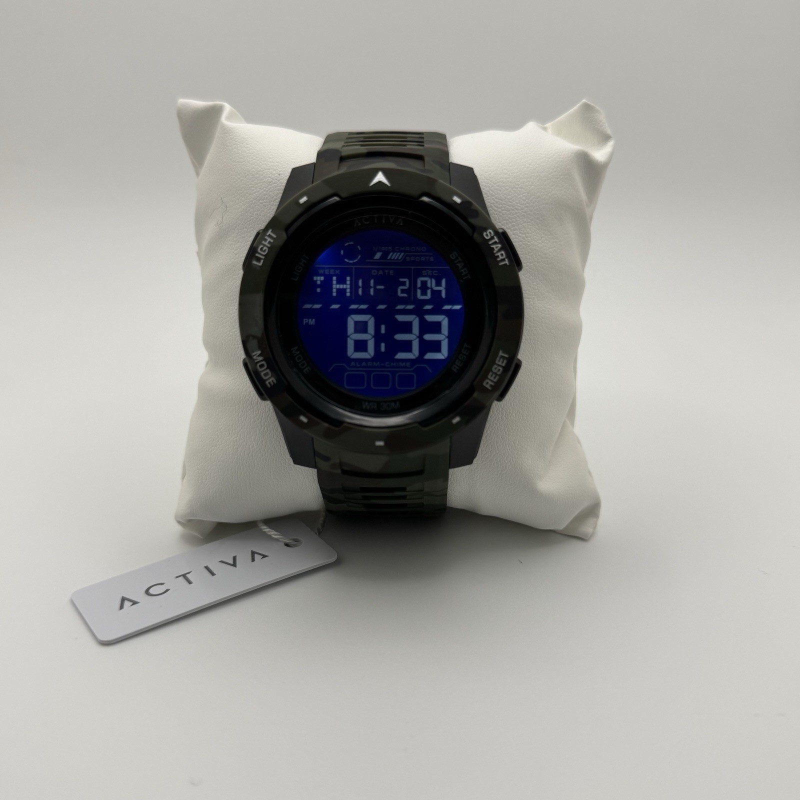 Activa X Invicta Digital Watch Green Camouflage ACW8105MC-001 NEW With box