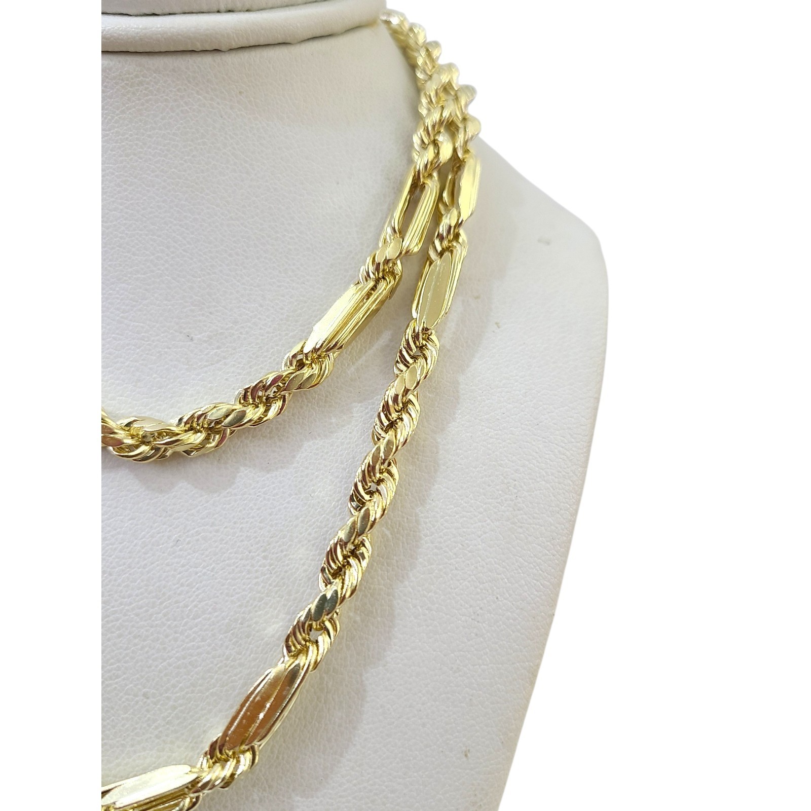 Real 14k Yellow Gold Milano Rope Chain 6mm Necklace 18″-30″ in Men Women