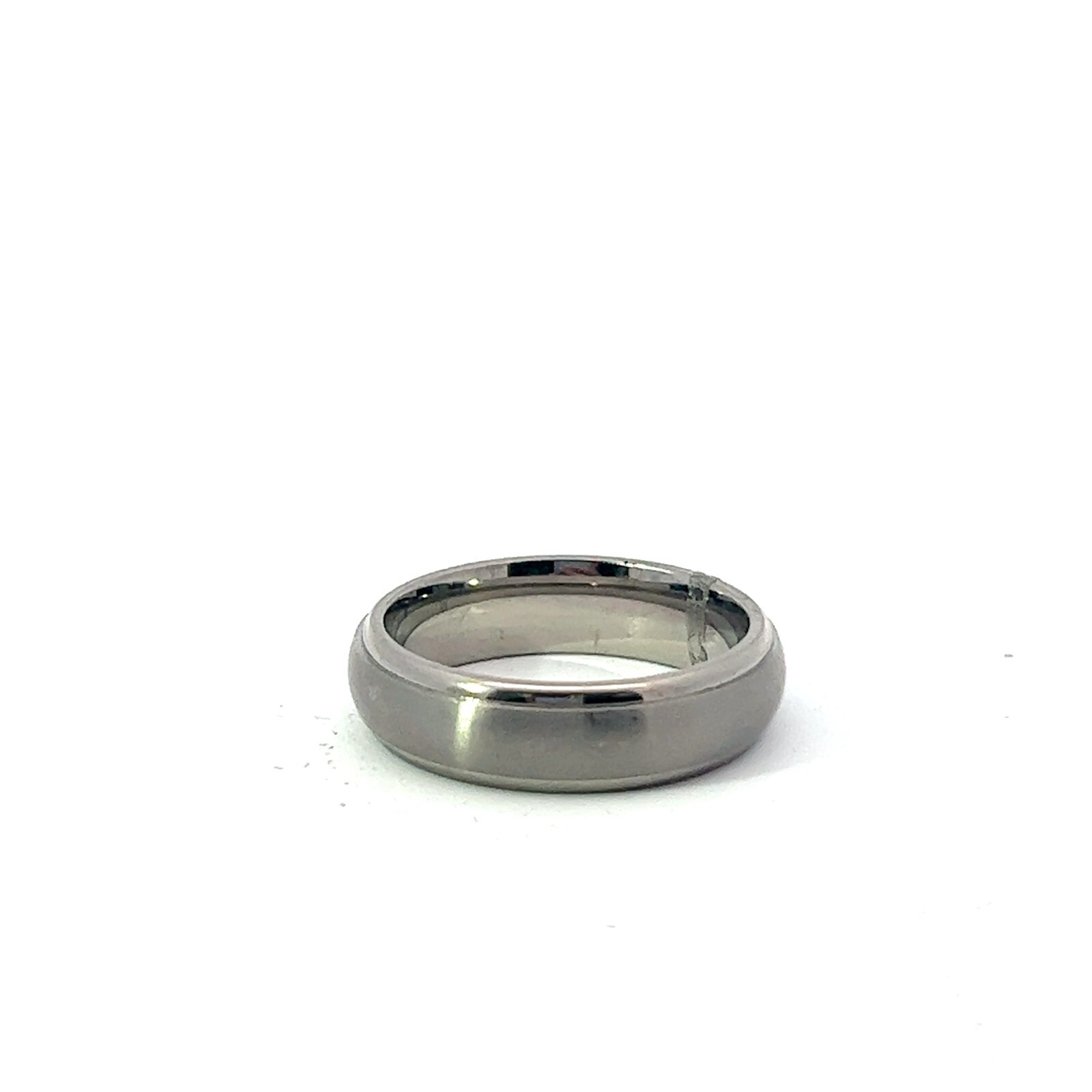 Triton Titanium Brushed Domed 6mm Band Ring