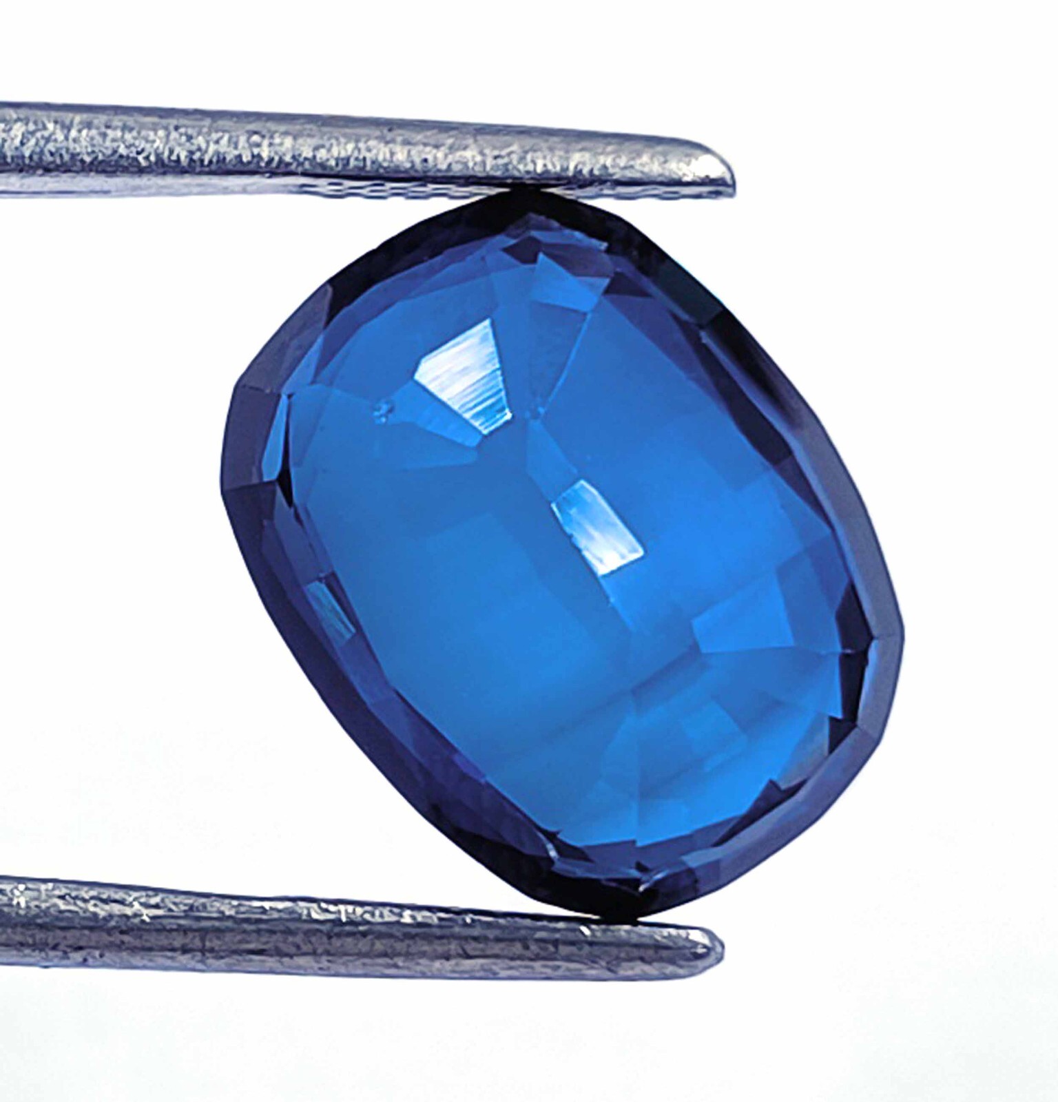 NATURAL EGL CERTIFIED 9CT BLUE SAPPHIRE SRI LANKA CUSHION CUT LOOSE GEMSTONE KKN
