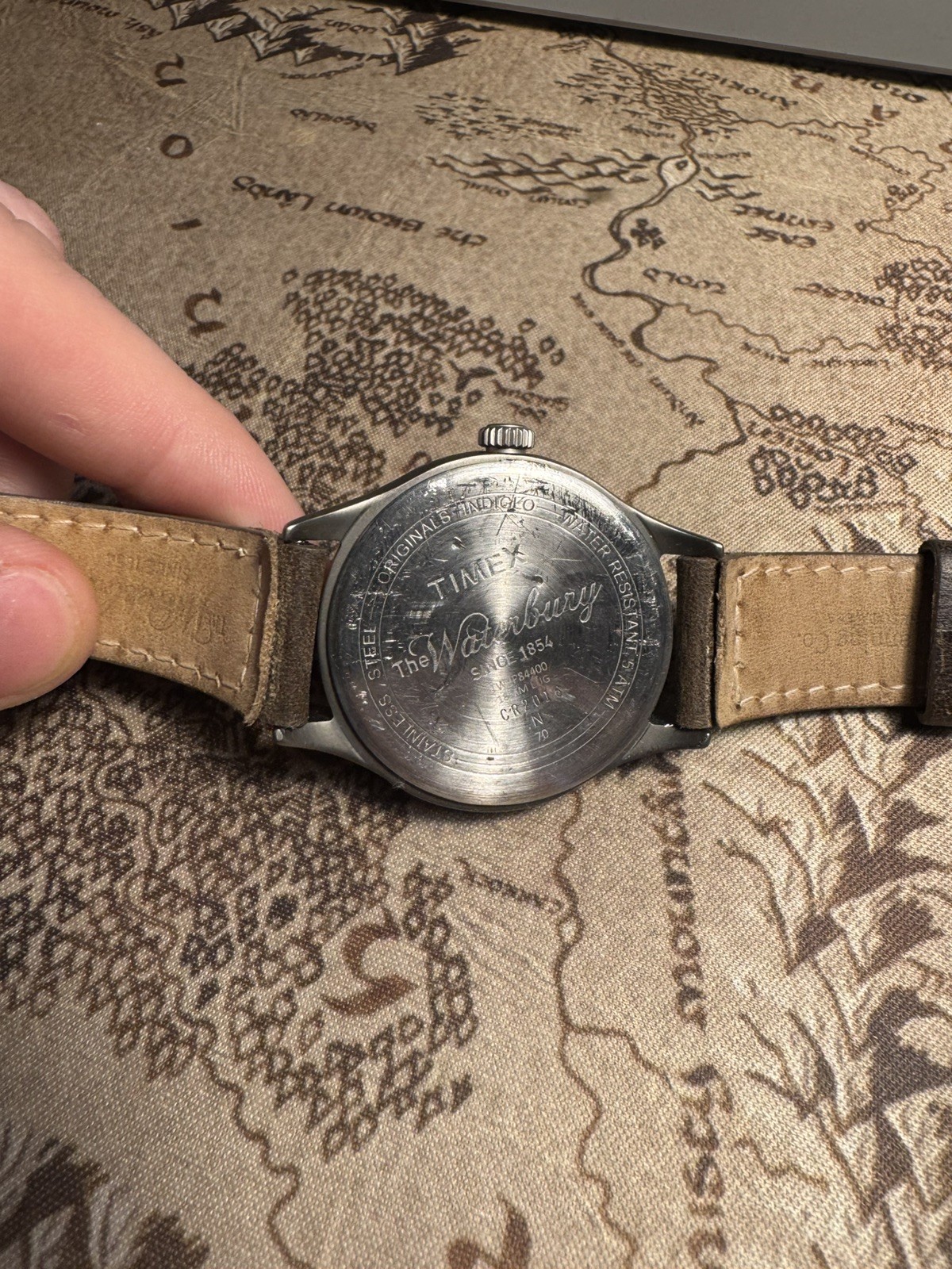 Timex Waterbury Heritage Indiglo Original Leather Strap Men’s Watch TW2P83800