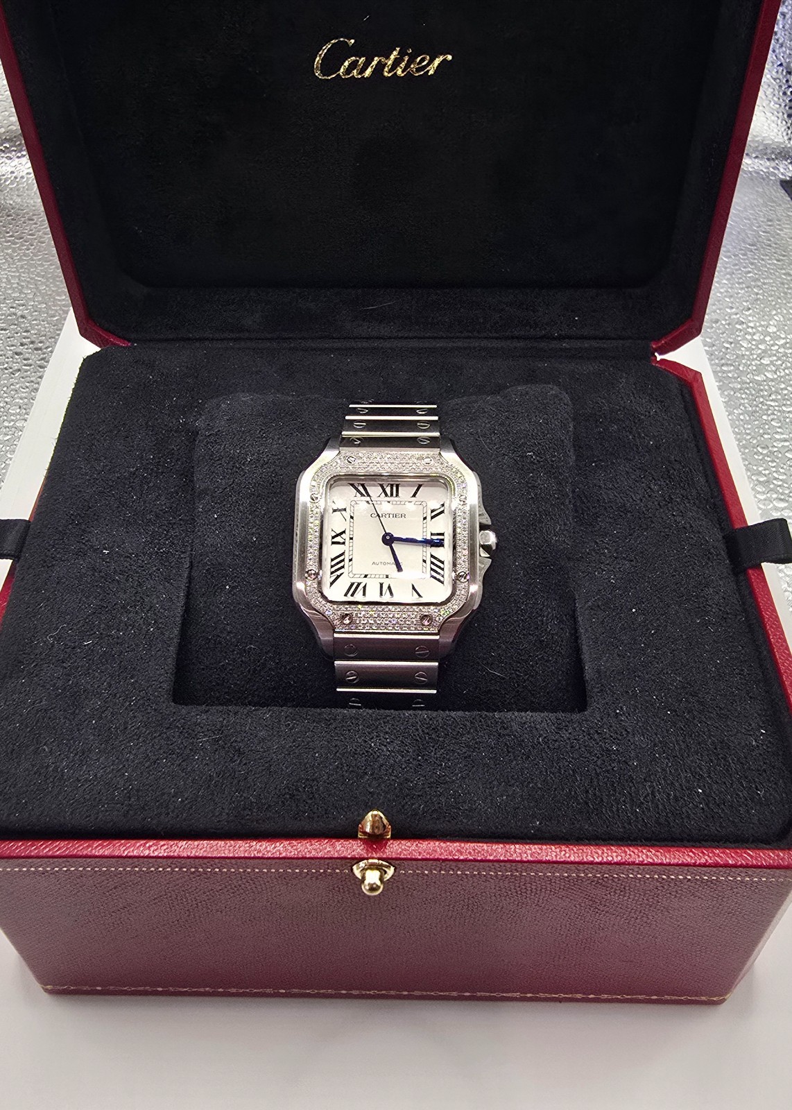 Cartier ladies’ diamond watch mint condition