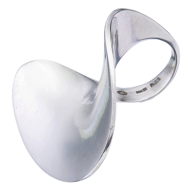 Georg Jensen Ring Sterling Silver Box Papers