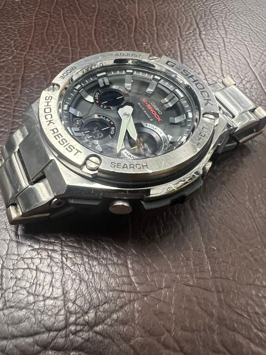 CASIO G SHOCK G STEEL GST W110D Radio Solar Multi Band 6