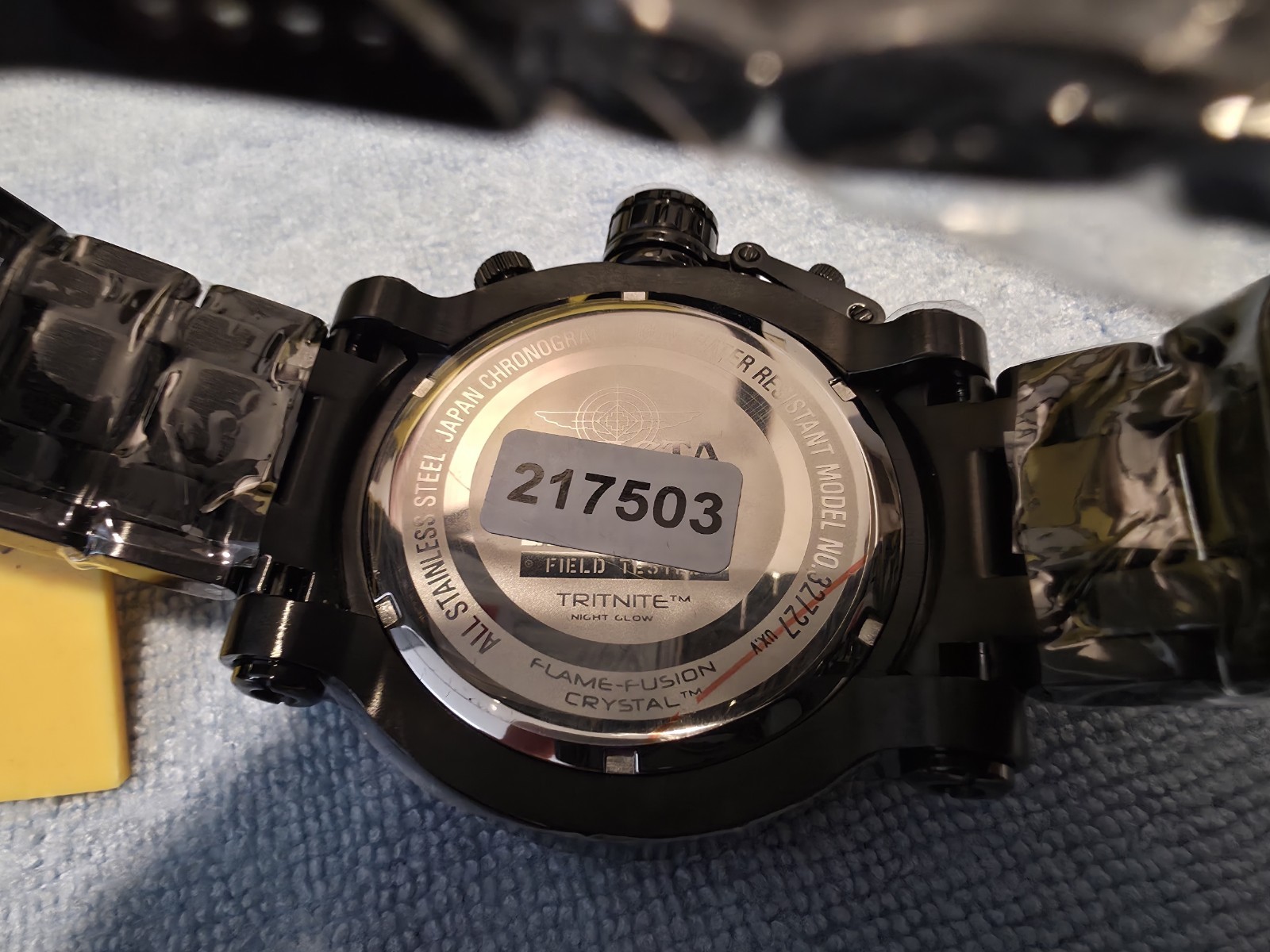 Invicta Coalition Forces Night Hawk Chronograph Black Stainless Steel Men #32727