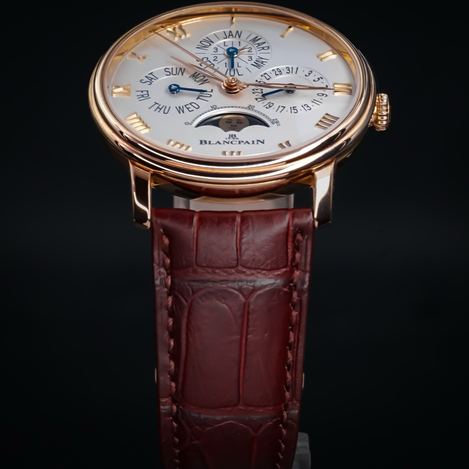 Blancpain Villeret Quantieme Perpetual 40 Mm 18k Rose Gold Full Set 2021 RARE