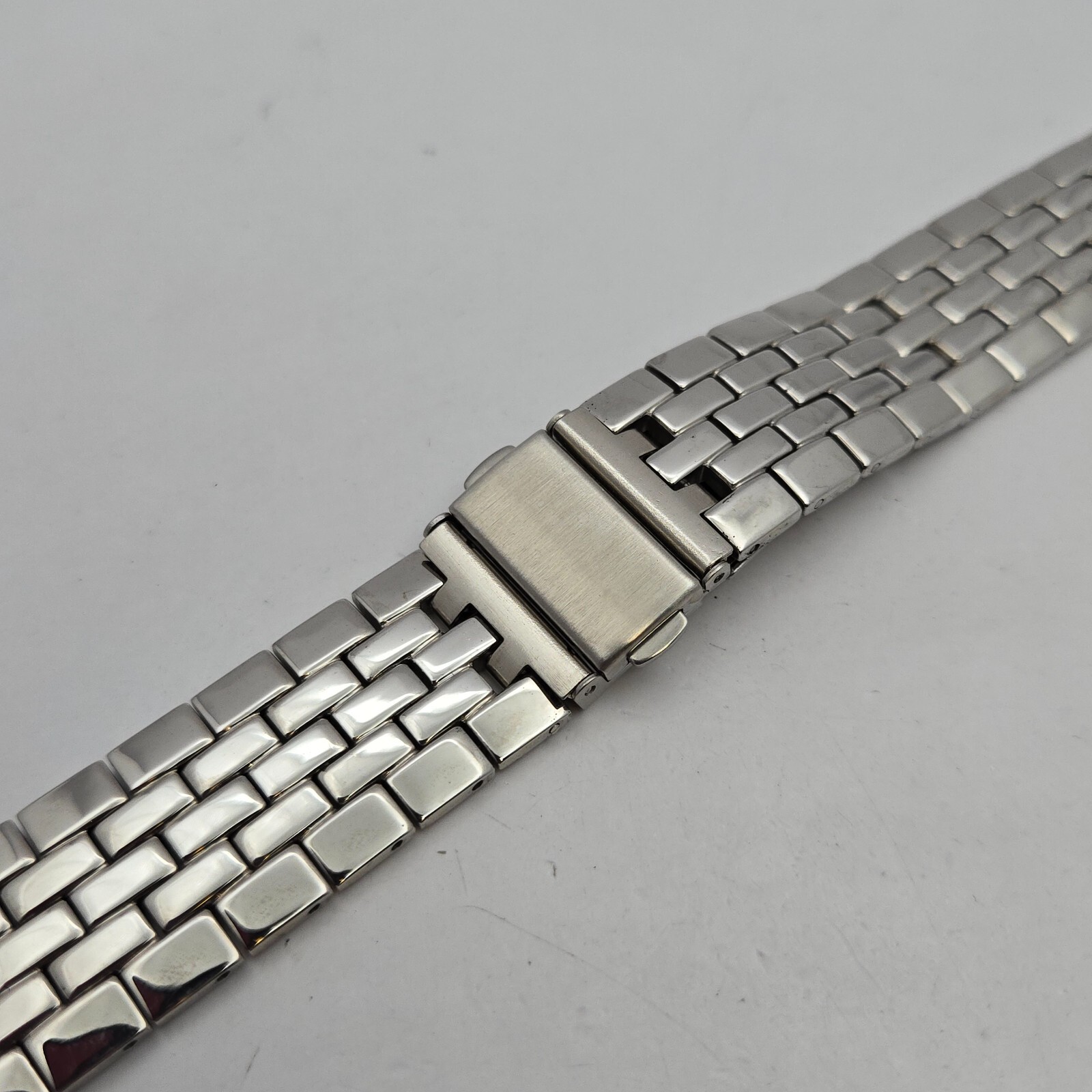 20mm stainless steel watch accessories watch bracelet/strap, silver watch chain