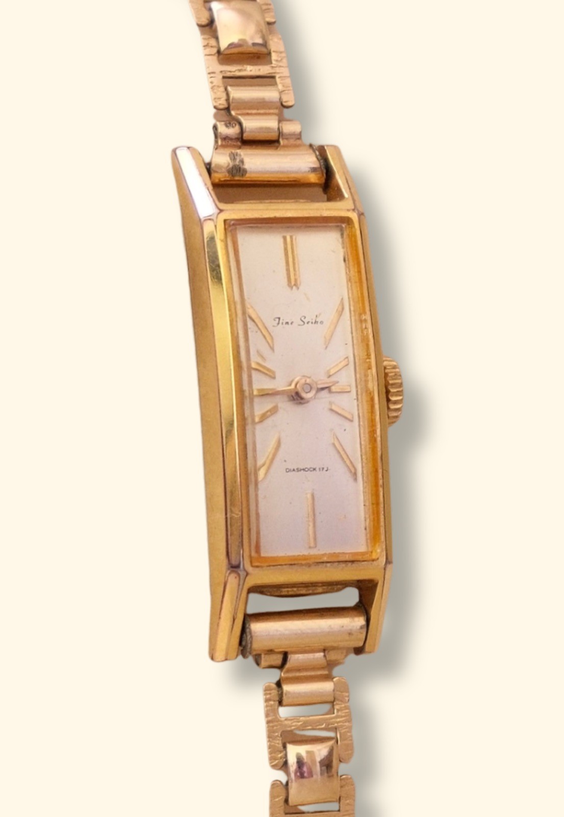 50s / 60s Vintage Fine Seiko Ladies Dress Watch 17 Jewels Diashock Hand Wound