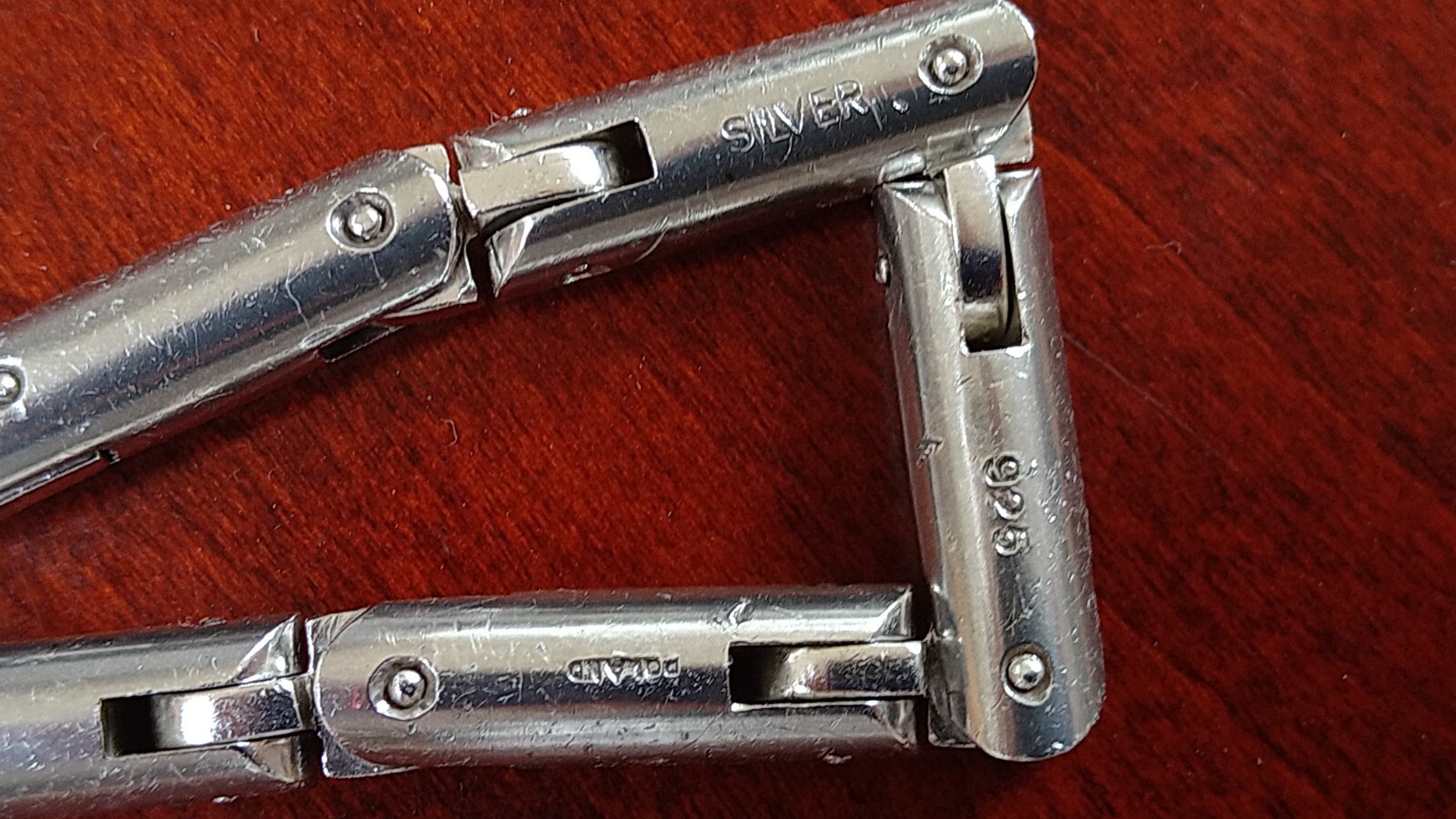 Plodowski Kinetic Brutalist Sterling Silver Engineering Architectural Bracelet