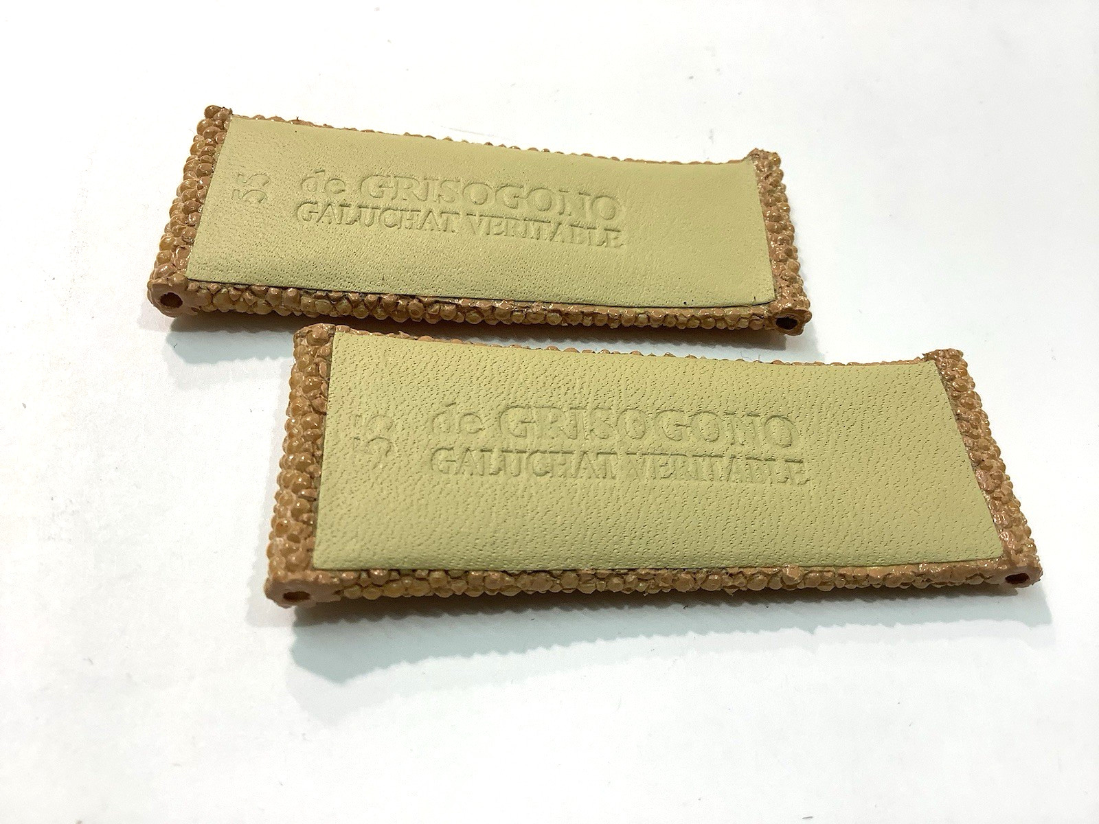 DE GRISOGONO 25mm de Grisogono Peach 25mm X 22mm Stingray Watch Strap 55/55