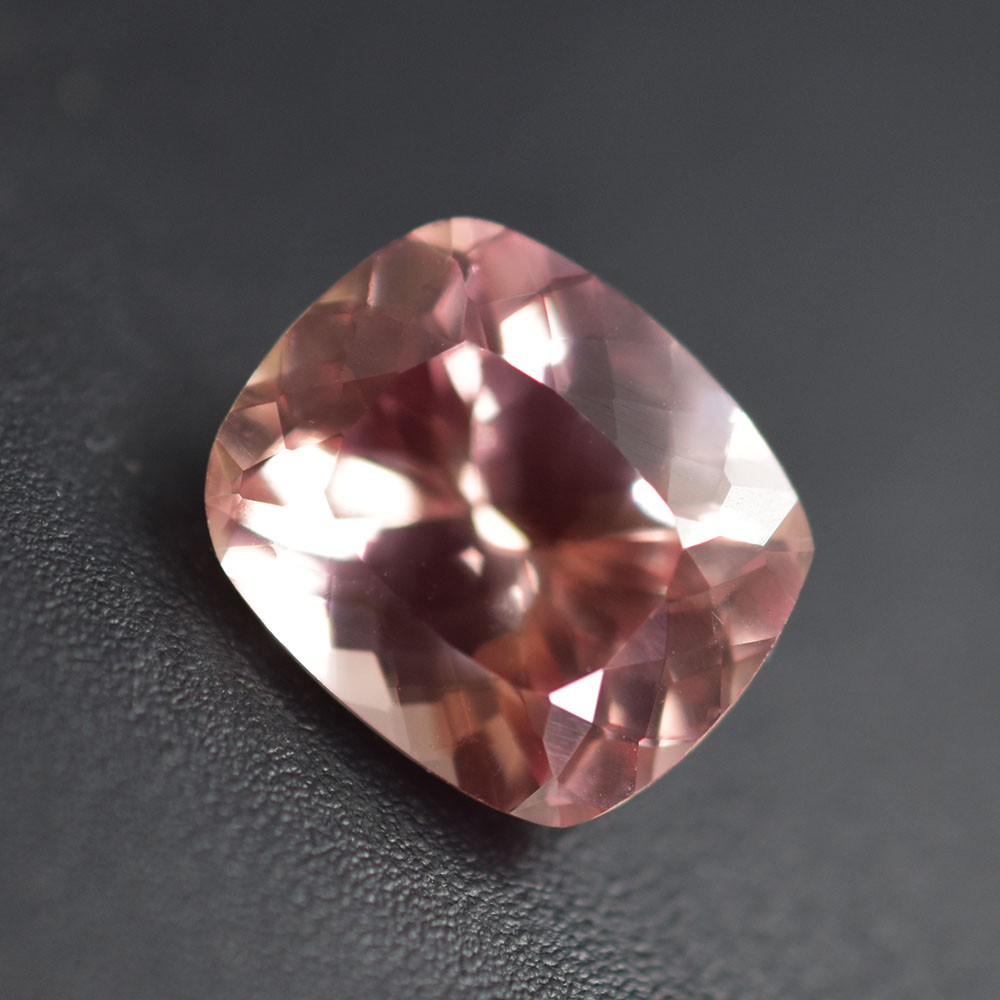 Natural Peach Sapphire Cushion Cut 6.65 Ct CERTIFIED Stunning Loose Gemstone