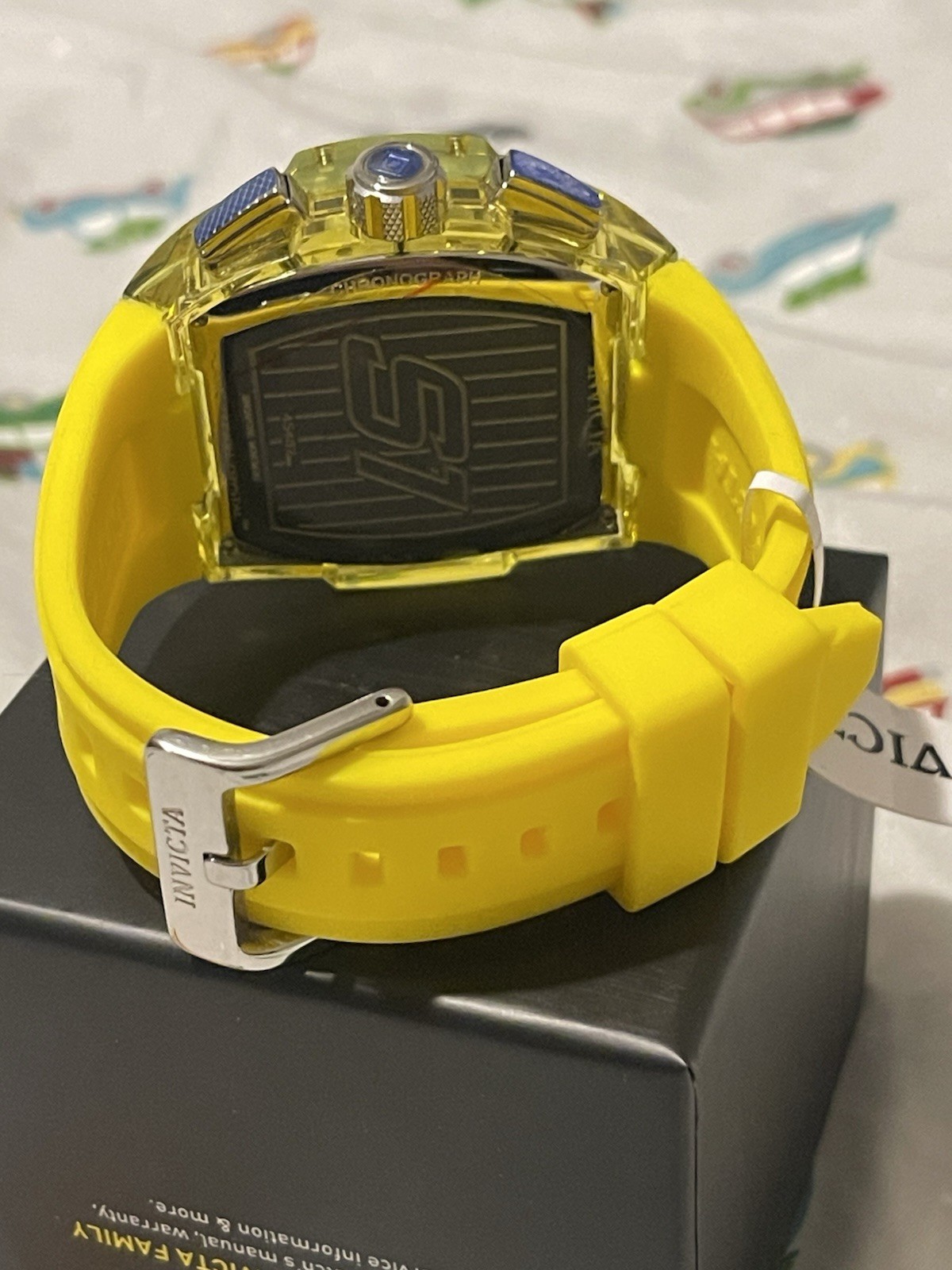 Invicta S1 Rally Kinesia Anatomic Men’s Watch – 47mm, Yellow (45482)