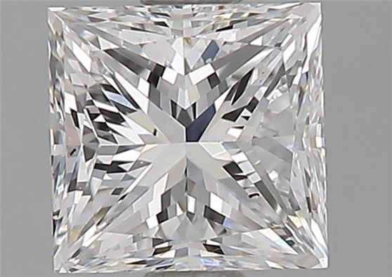 1 CT Certified GIA Princess Cut Natural Mined Diamond Loose F color VS2 clarity