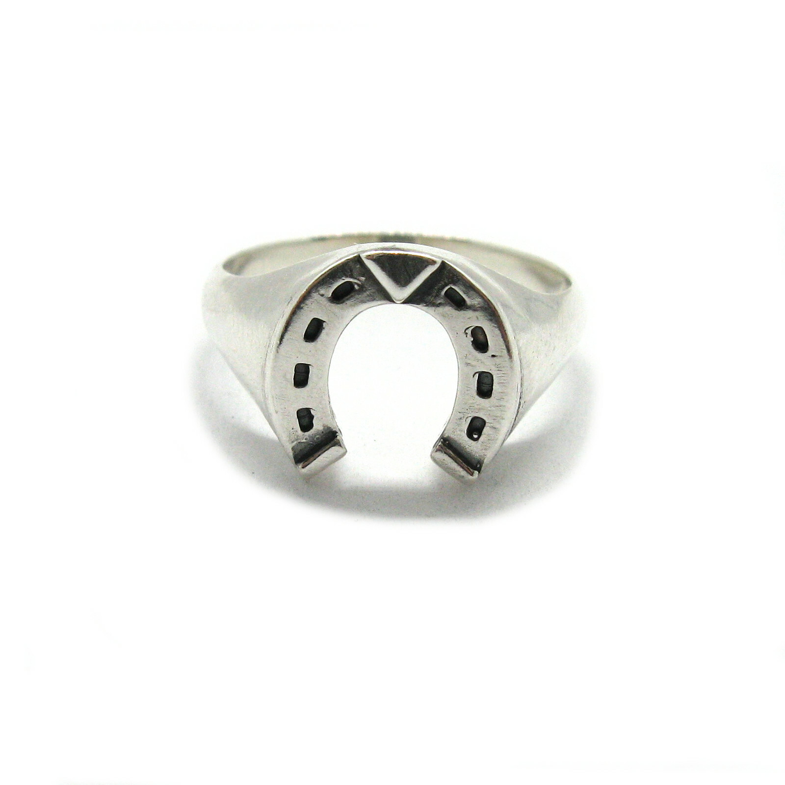 Stylish Sterling Silver Ring Stamped Solid 925 Horseshoe Handmade