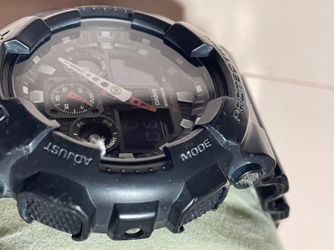 CASIO G-SHOCK GA-100B Watch, Black