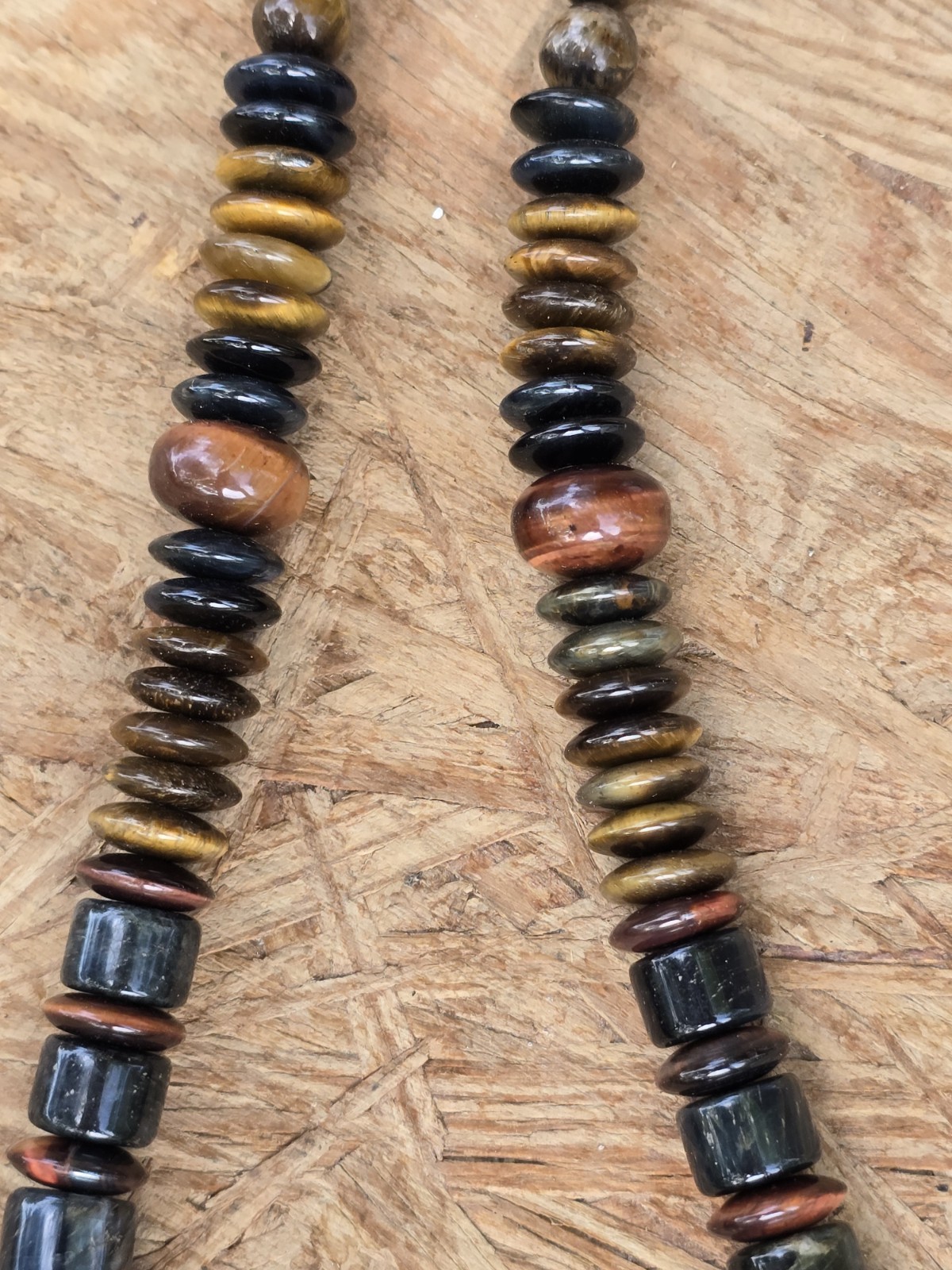 Jay King DTR Tiger Eye Gemstone Necklace Graduated….copper Clasp