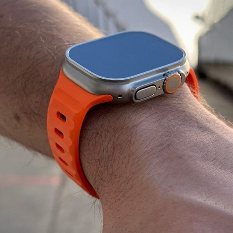 For Apple Watch Series Ultra 11 10 9 8 7 5 Silicone Sport Strap Band 38/49mm
