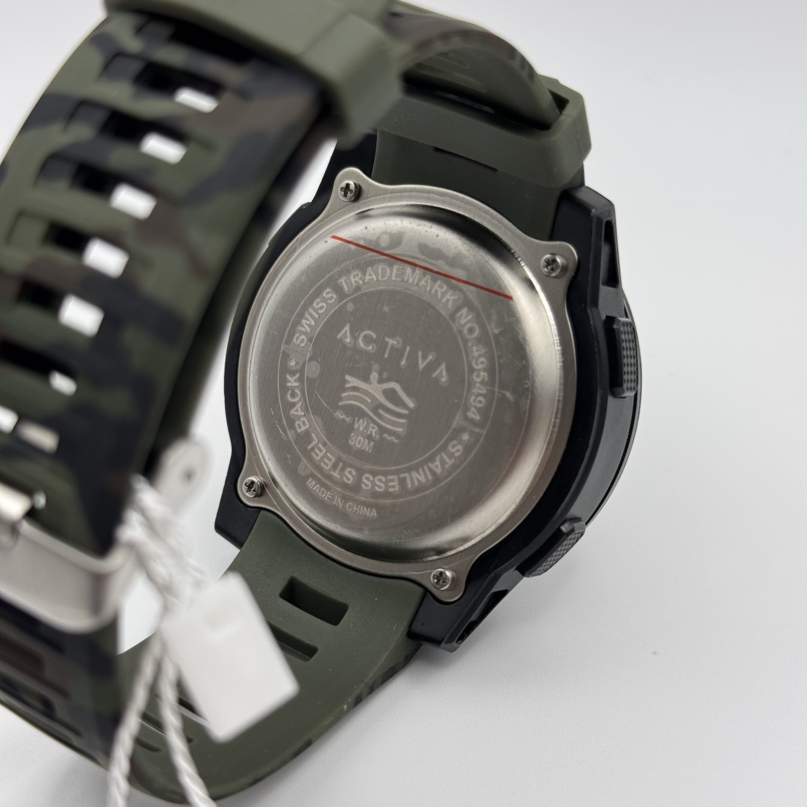 Activa X Invicta Digital Watch Green Camouflage ACW8105MC-001 NEW With box
