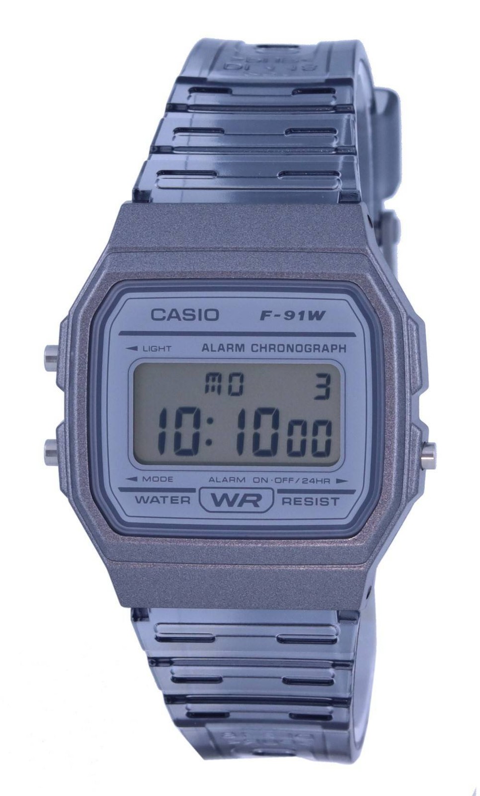 Casio Youth Quartz Grey Dial Digital Resin Strap Women’s Watch F-91WS-8