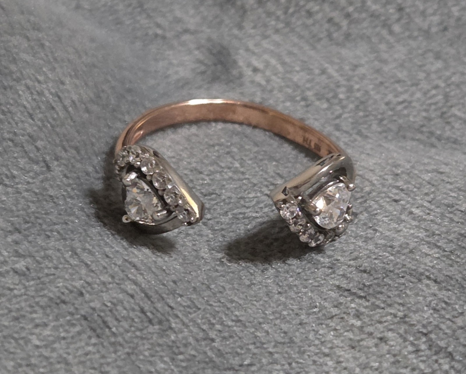 Montana Silversmiths 925 Heart Wrap Adjustable Ring RG4754