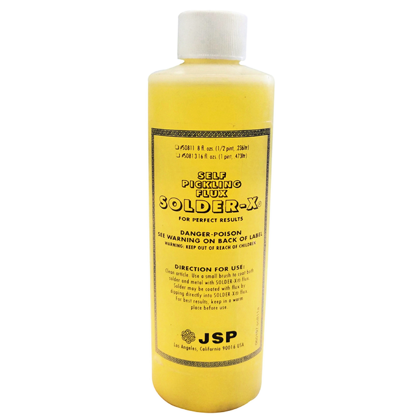 SOLDER-X SELF PICKLING FLUX JEWELRY SOLDERING HARD GOLD SILVER 8 Oz