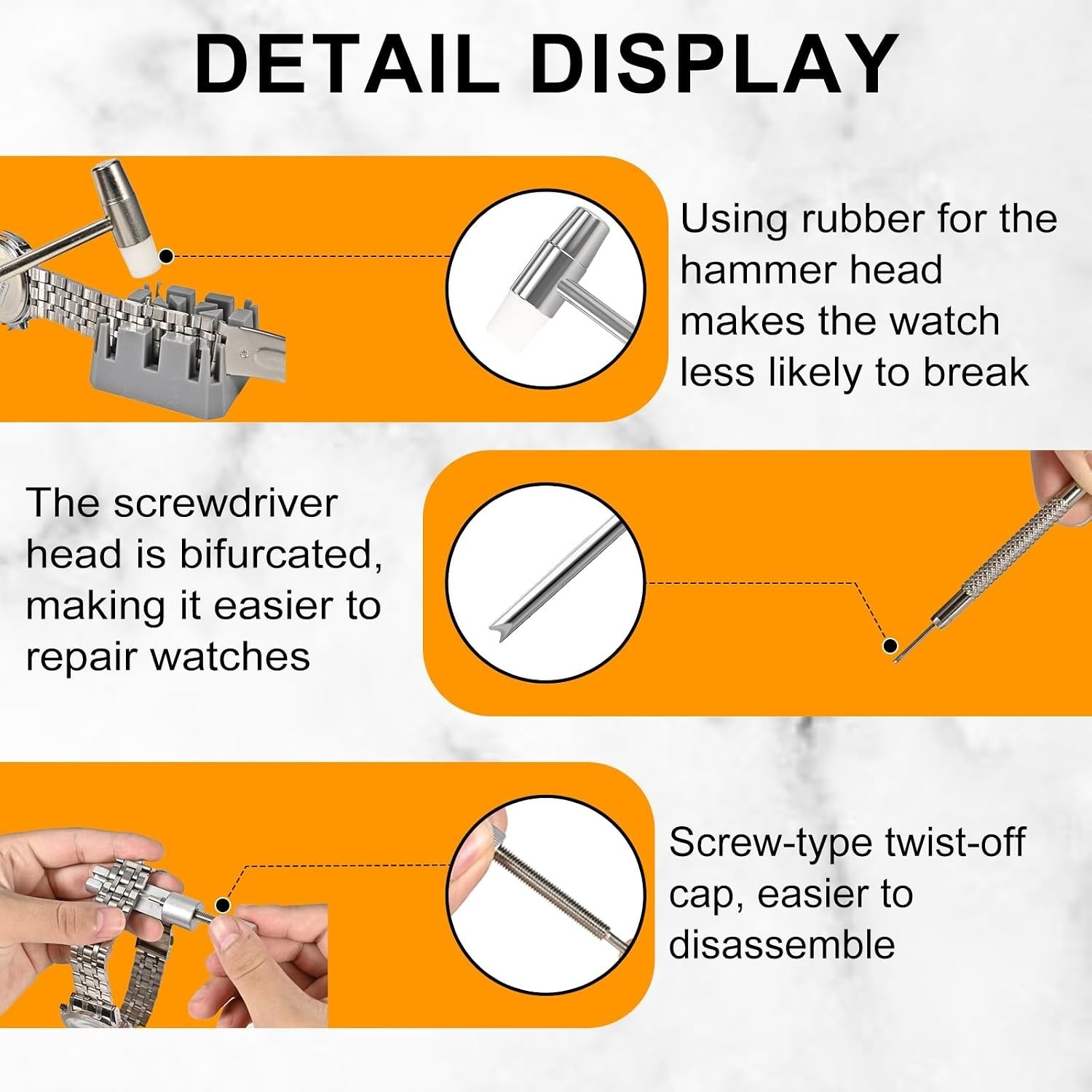 Professional Watch Link Removal Kit – Durable Tools for Easy Band Adjustments