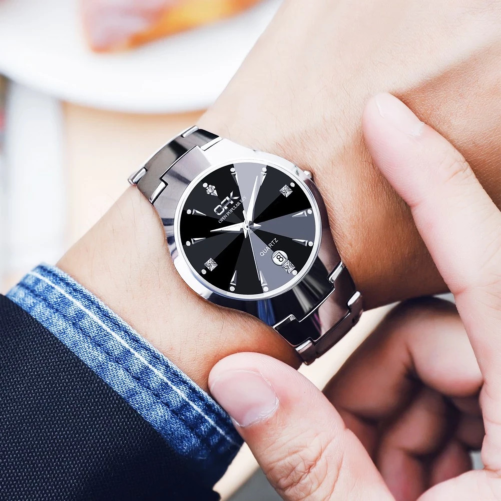 Stainless Steel Quartz Luminous Classic Business Men’s Watch