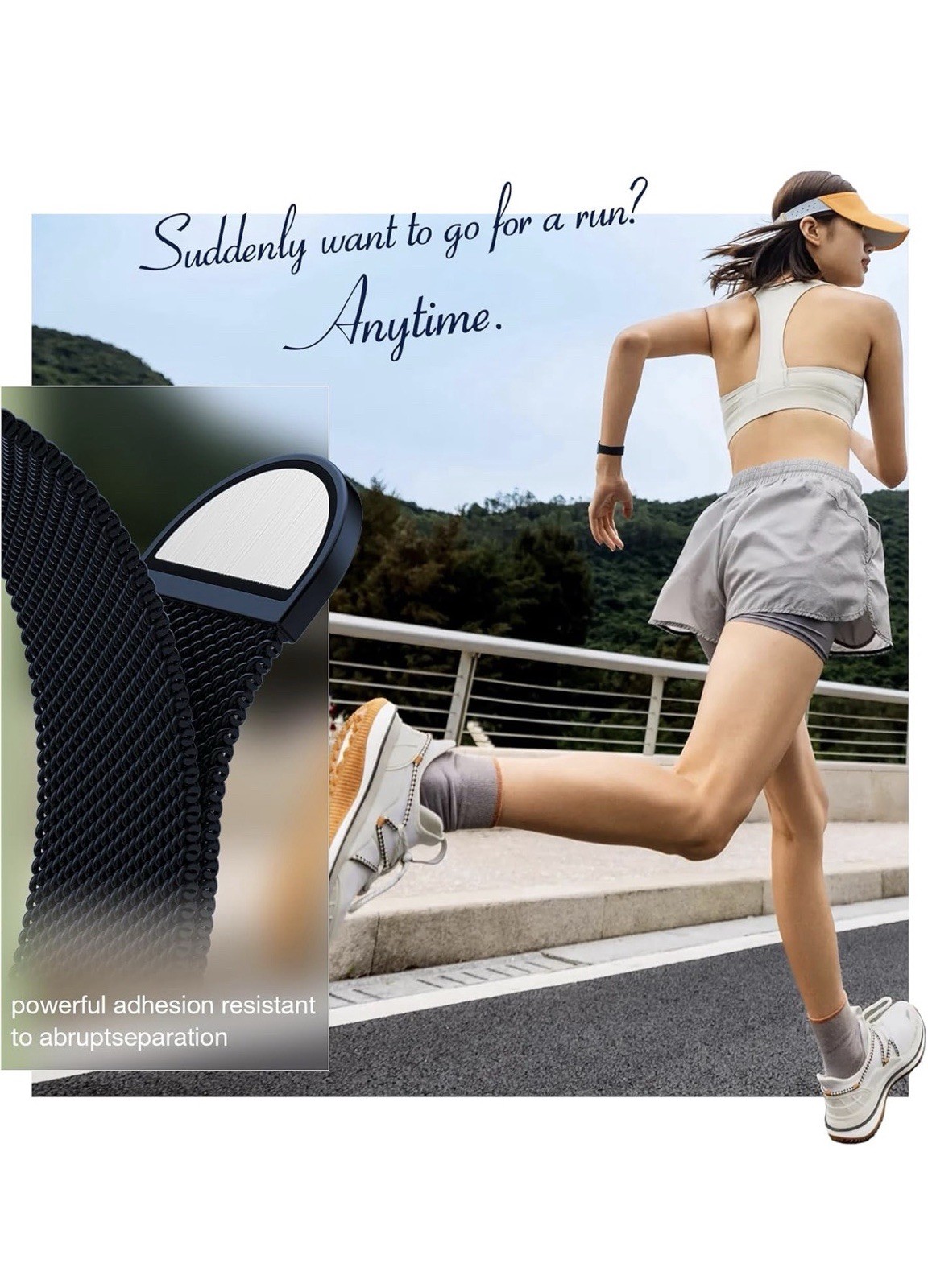 3 Pack Mesh Loop with Apple Watch Bands for Women Men 40mm 41mm 38mm 42mm 44m…