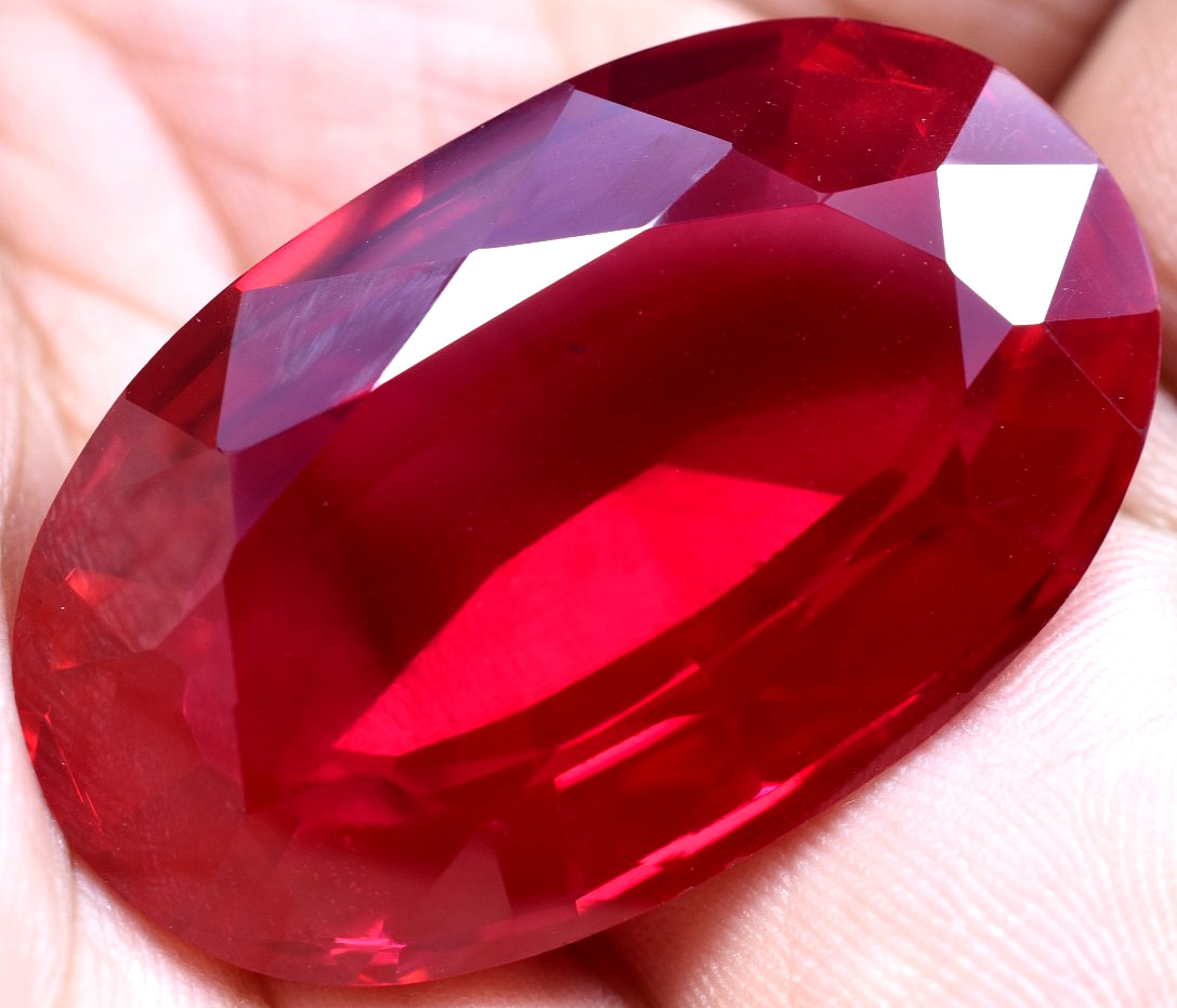 Natural 107.95 Ct Mogok Pink Huge Ruby Sparkling GGL Certified Loose Gemstone