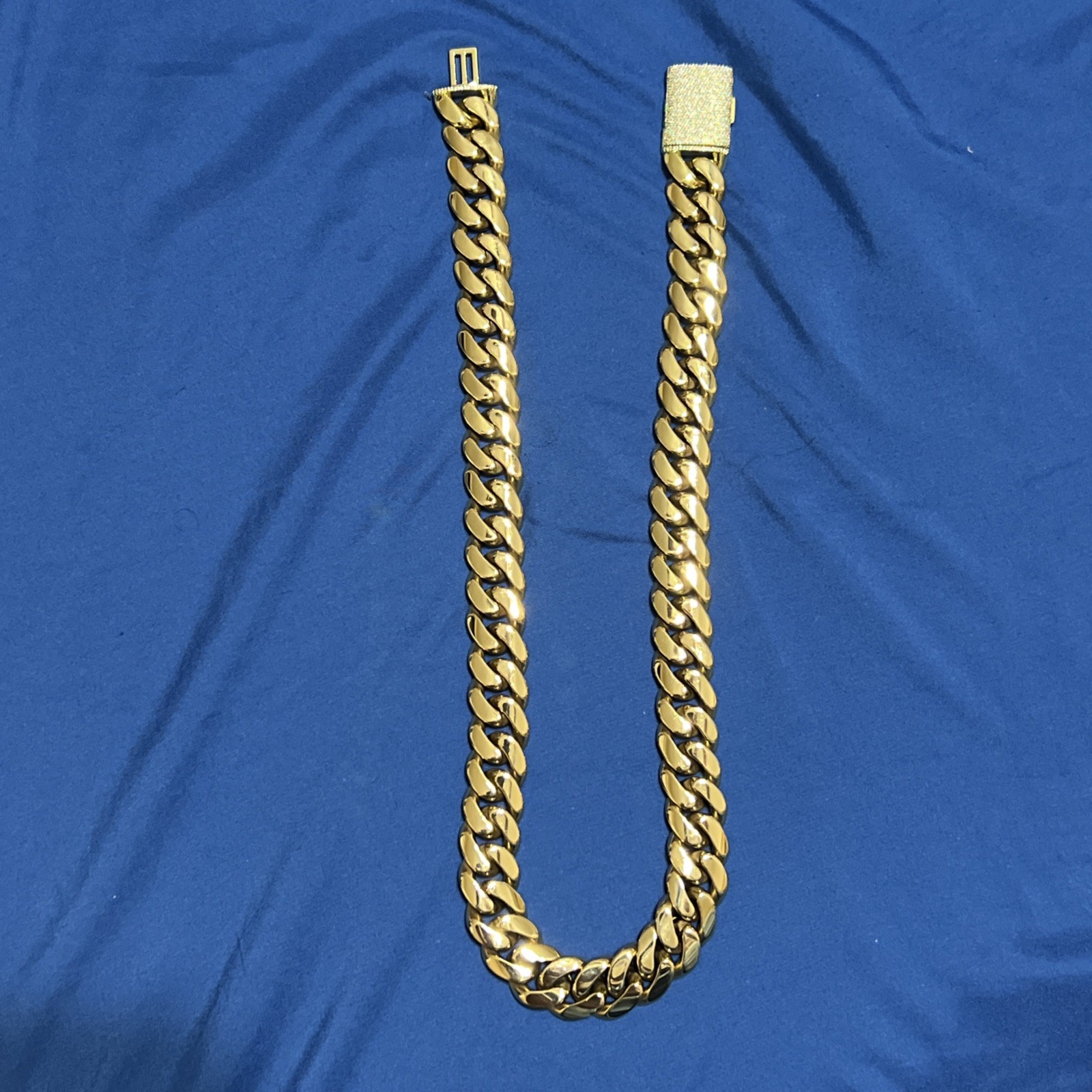 20MM 26INCH HEAVY MIAMI CUBAN 14KT GOLD ELECTROPLATED 10X WITH MOISSANITE CLASP