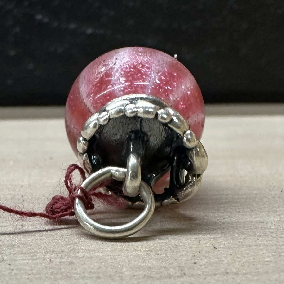 James Avery Retired Sterling Silver Princess Tiara Pink Finial Charm (PPT000621)
