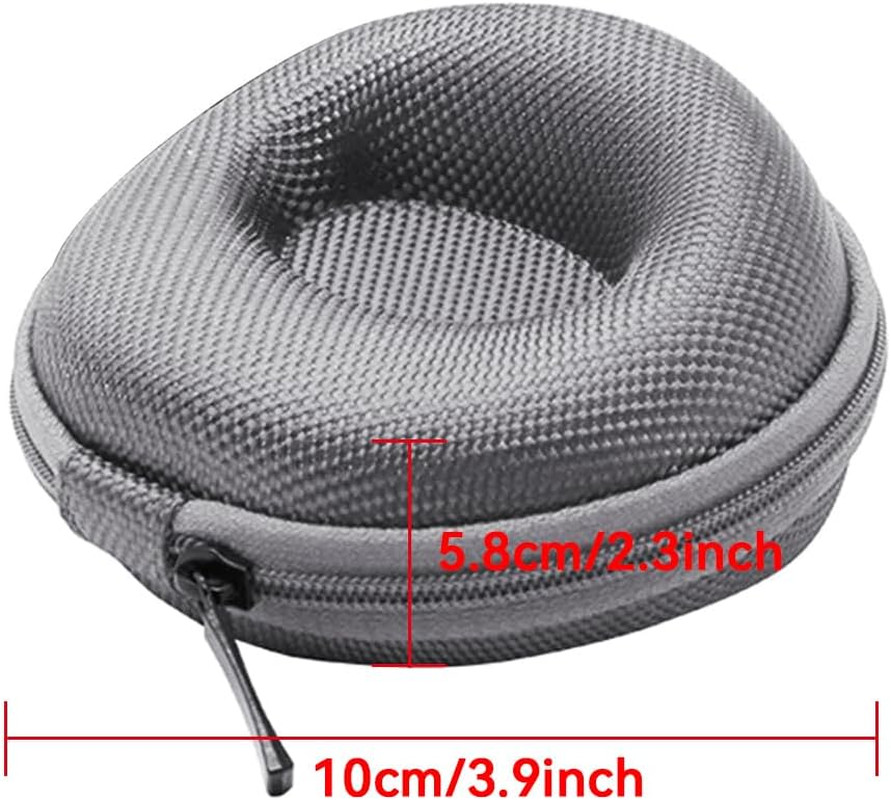 Pack of 2 Zipper Travel Watch Cases Single Watch Storage Boxes for Wristwatches