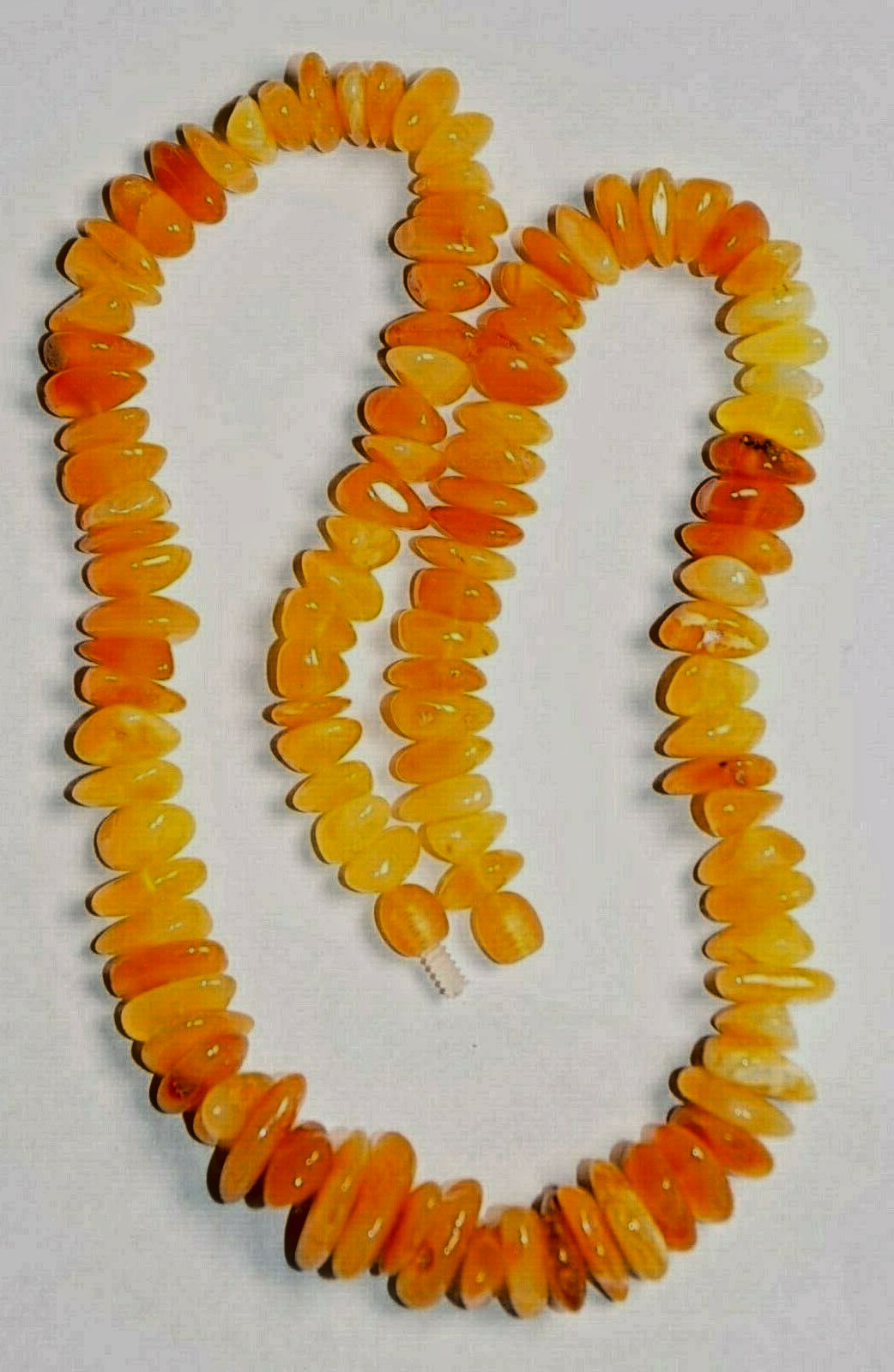 ✅51 cm=34gr RUSSIAN SOVIET BALTIC AMBER BEAD NECKLACE 琥珀 BRACELET STONE PENDANT