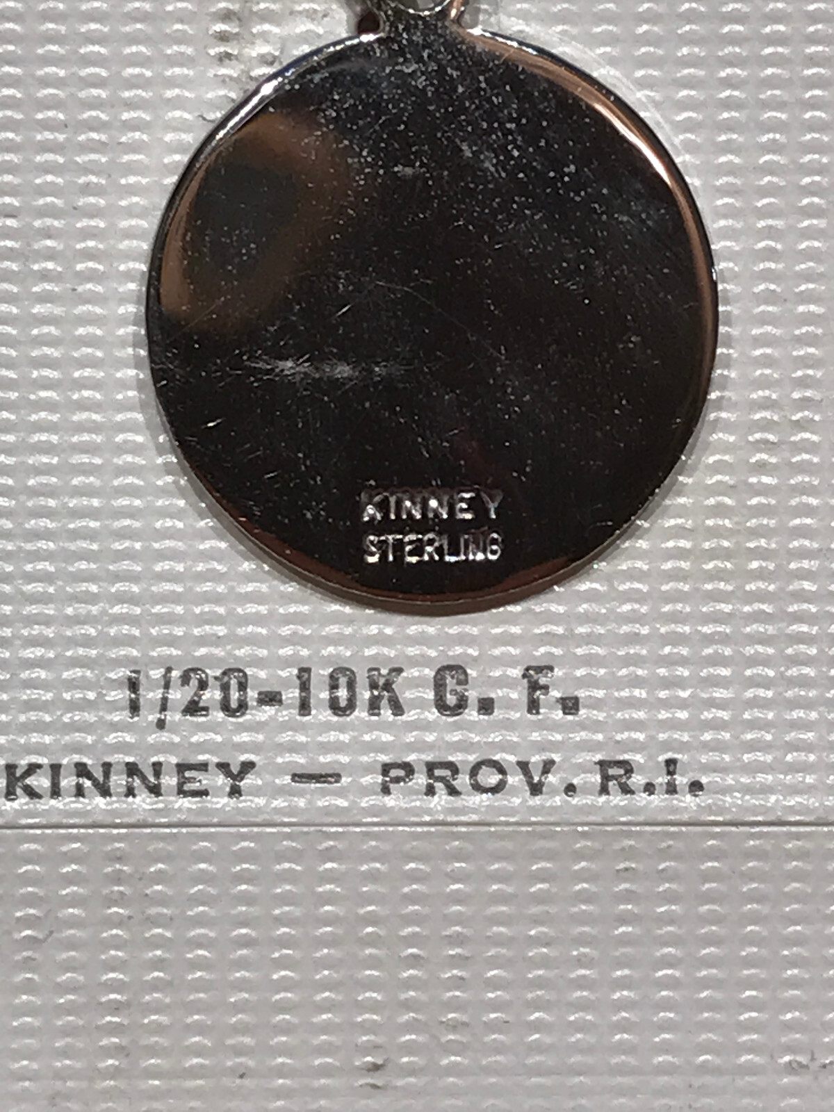 VINTAGE NEW OLD STOCK KINNEY LIBERTY BELL PHILADELPHIA PA CHARM PROV. R.I.