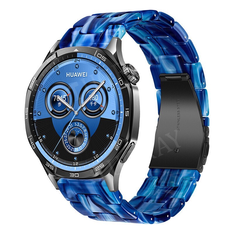 Luxury Resin Watch Band Strap for Amazfit Bip 6 5 GTR GTS 4 3 2 2e 47mm Bracelet