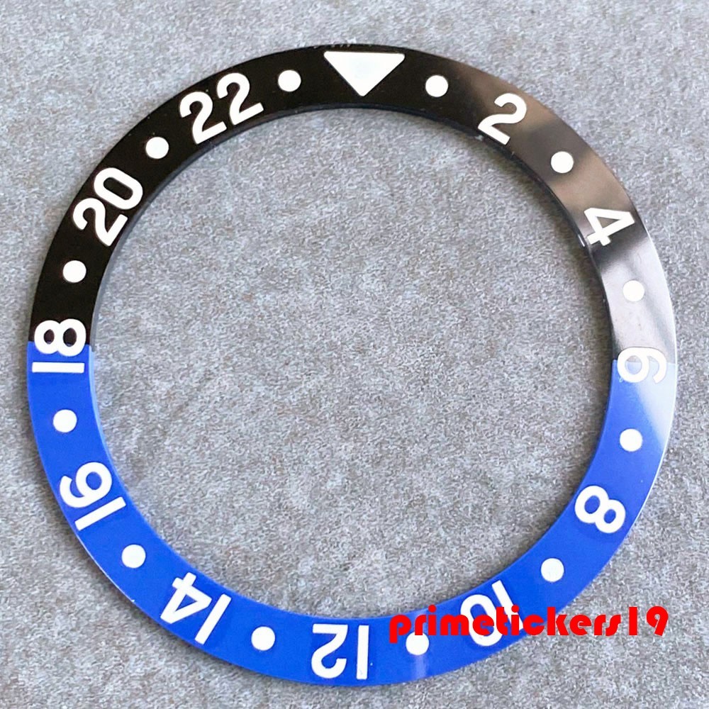 36.5mm*29.2mm Aluminum/Ceramic/Sapphire Material Bezel Insert Ring Watch Parts