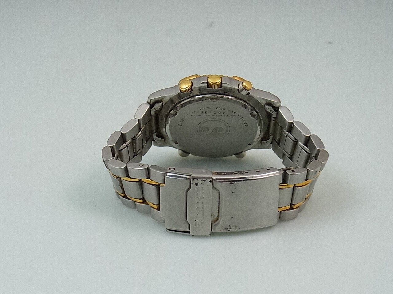 Seiko Quartz Chronograph SPORTS 150 7T32-6C09 Watch Ø Approx. 1 5/8in Alarm