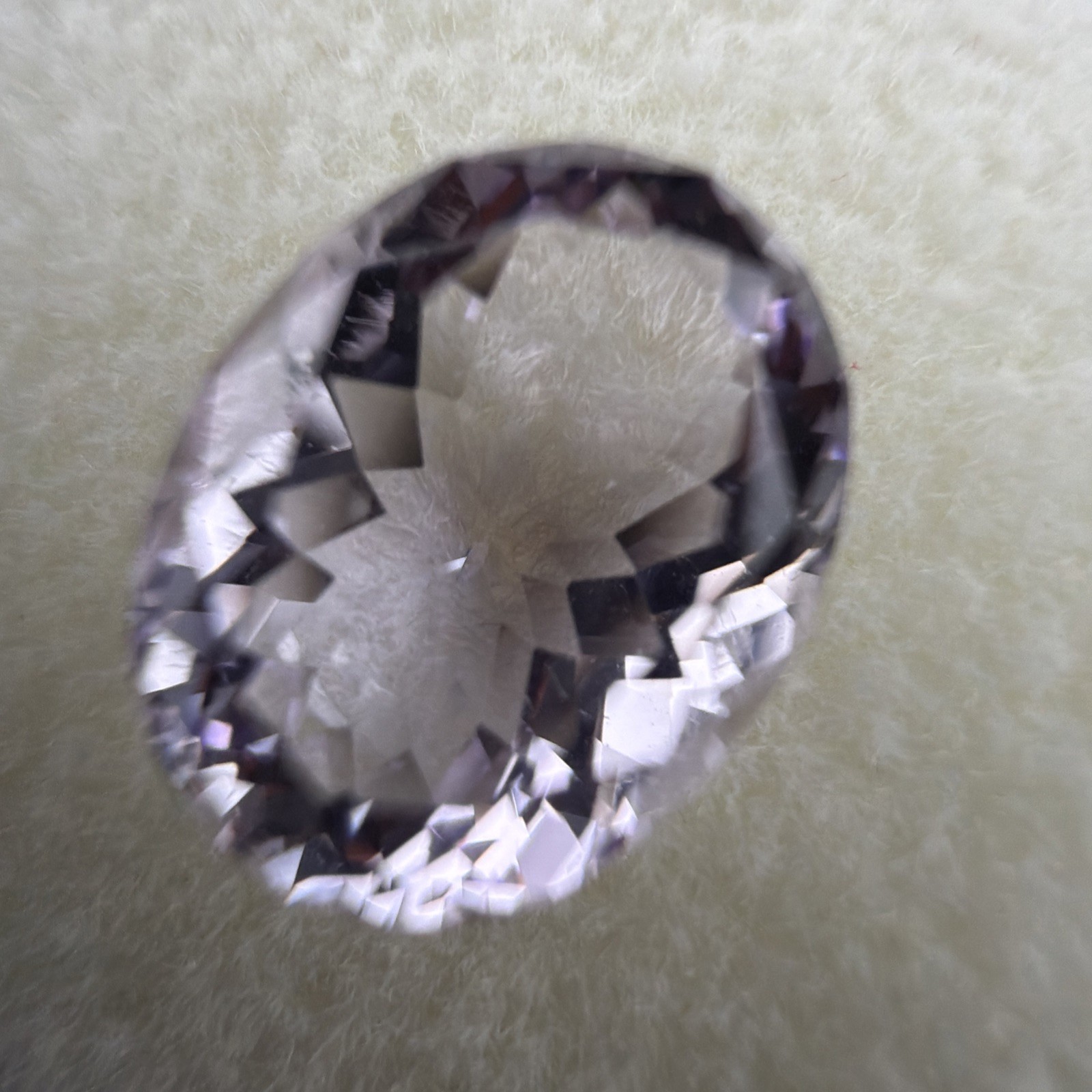 Natural Untreated Brazilian Amethyst Faceted Oval Gemstone 7×9.5 mm 2.04 cts
