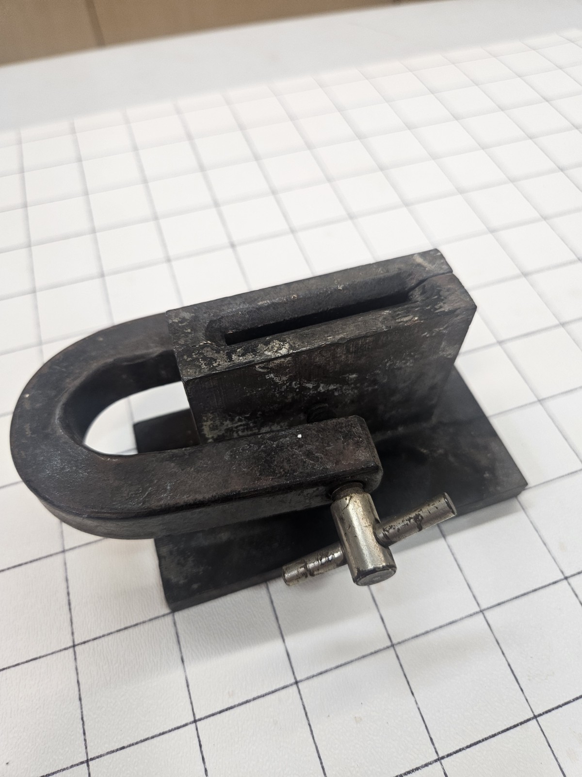 Vintage Ingot Mold for Silversmithing Adjustable Size 4.5×4.5×0.4 cm USED