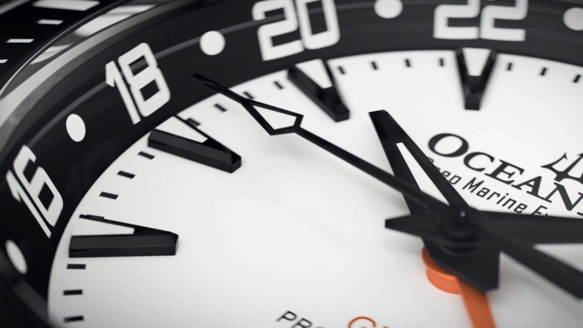 Oceaneva Deep Marine Explorer VI 6000m Titanium Blue Automatic Watch